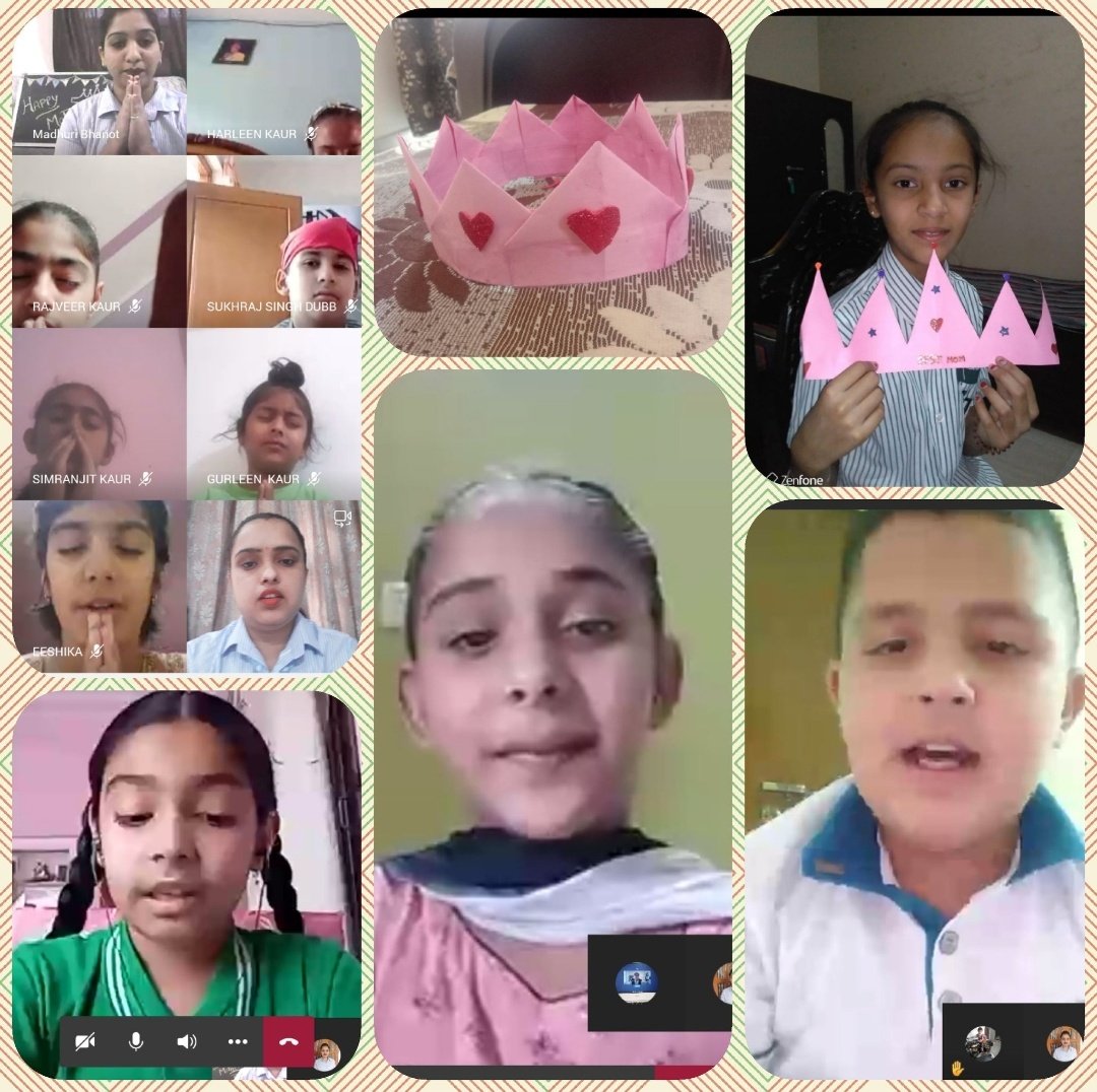 Mother👩‍👦:" The most beautiful word on the lips of mankind".Happy Mother's day to all👸 #gradeV students celebrated Mother's day and shows their love🥰 by giving them cards,crown etc. <a href="/STSWSRAJGOMAL/">S.T.S. World School (Official)</a> <a href="/Prabhjo60556013/">Prabhjot Gill</a> <a href="/raminde94301780/">Raminder</a> #MothersDay2021 #MicrosoftTeams