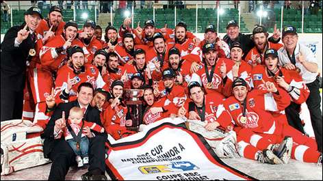 ShawnCation's tweet image. National Champions 10 years ago today! This group put the @PLKingsCCHL @CityPembroke &amp;amp; the @TheCCHL on the map as one of the top Jr A franchises &amp;amp; leagues in the country. Brings back a lot of great memories! #hockeytown