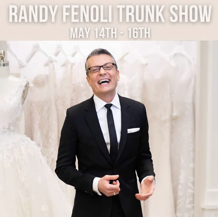 ★ 𝐔𝐩𝐝𝐚𝐭𝐞 ★⠀
I want to help more brides “Say Yes”! We’ve had such an amazing response for my appearance at Bridal and Formal that they’ve opened up more appointment slots for Friday, May 14th &amp; Saturday, May 15th. Call ASAP to schedule before they’re gone! #bride