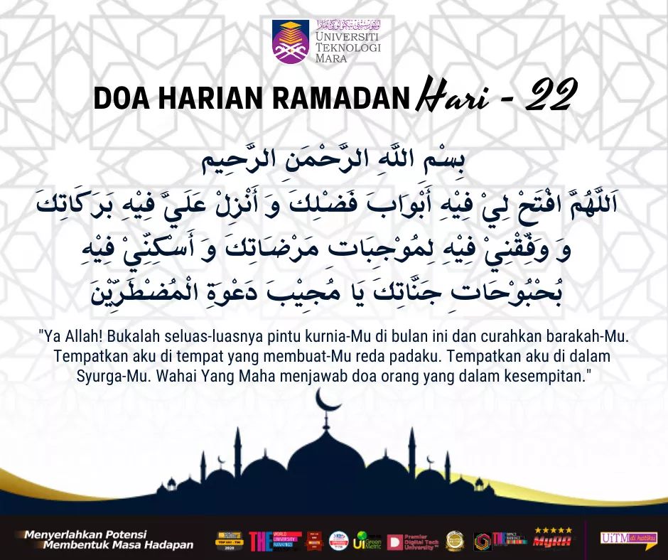 SueAini3's tweet photo. Doa Harian Ramadan Hari Ke 21 - 24 https://t.co/nJ0SDGYvDY