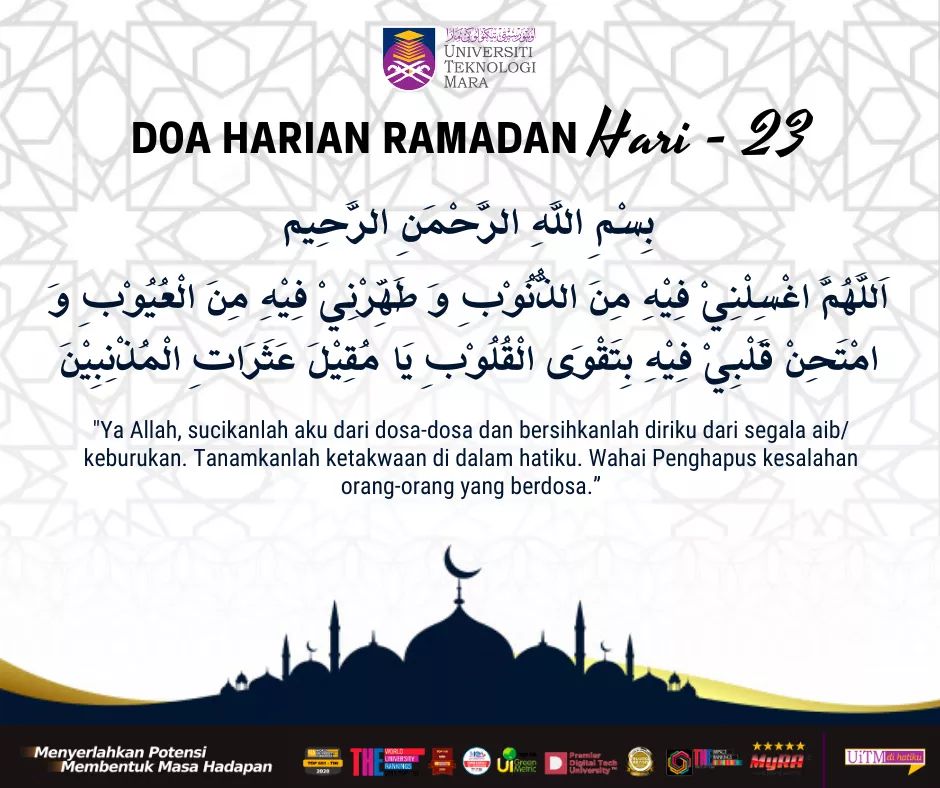 SueAini3's tweet photo. Doa Harian Ramadan Hari Ke 21 - 24 https://t.co/nJ0SDGYvDY