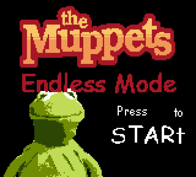 NerplesDoesArt's tweet photo. Had the most visceral dream of a Game Boy Color game called "The Muppets: Endless Mode" https://t.co/wRFpg6biJz