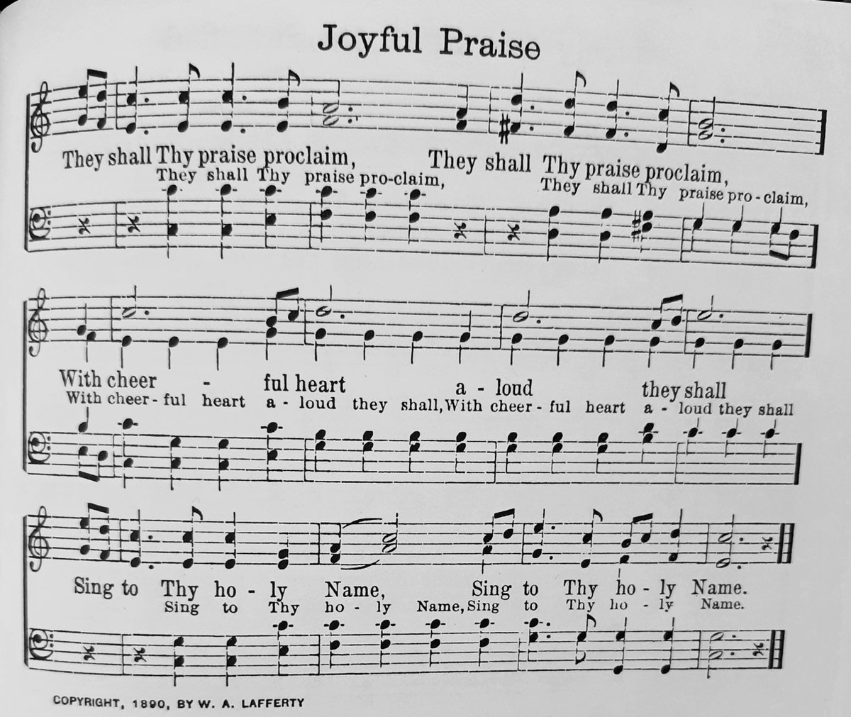 Singing one of my favorite Bible Songs (Psalm 66) this Lord's Day #JoyfulPraise #SevenintheBack