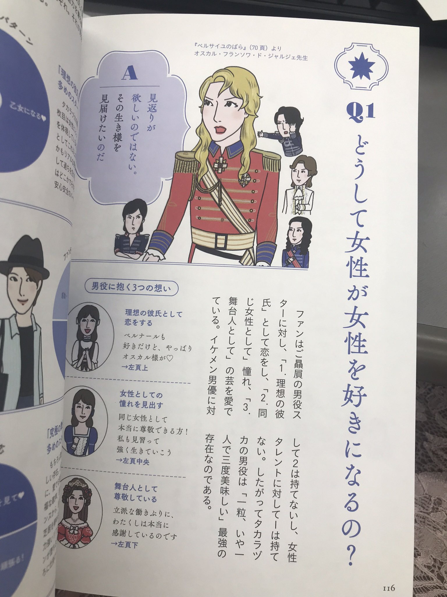 れな シティーハンターやシャーロック ホームズで宝塚に興味をもった 人生で一度くらいは宝塚を観たい 興味があるけど勇気がない そんな皆様 はじめての宝塚にピッタリな入門書 タカラヅカの解剖図鑑 を読むのです 男役と娘役の決め方 チケットの値段
