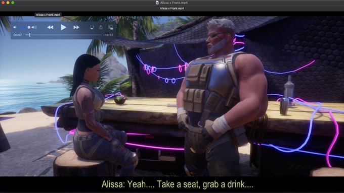 OMG this game is incredible good! Just watched a scene with Frank and my ingame char and it's totally
