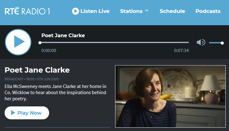 BloodaxeBooks's tweet photo. @Fieldwork_Books @jane_janeclarke .@jane_janeclarke's interview on @RTERadio1's @RTECountryWide last June, mentioned in her discussion with @Fieldwork_Books, is available as a podcast. She took a walk with @ellamcsweeney in Co Wicklow, and read poems from #TheRiver and #WhentheTreeFalls.
https://t.co/STc1PF96Pj https://t.co/e289r7Wqpx