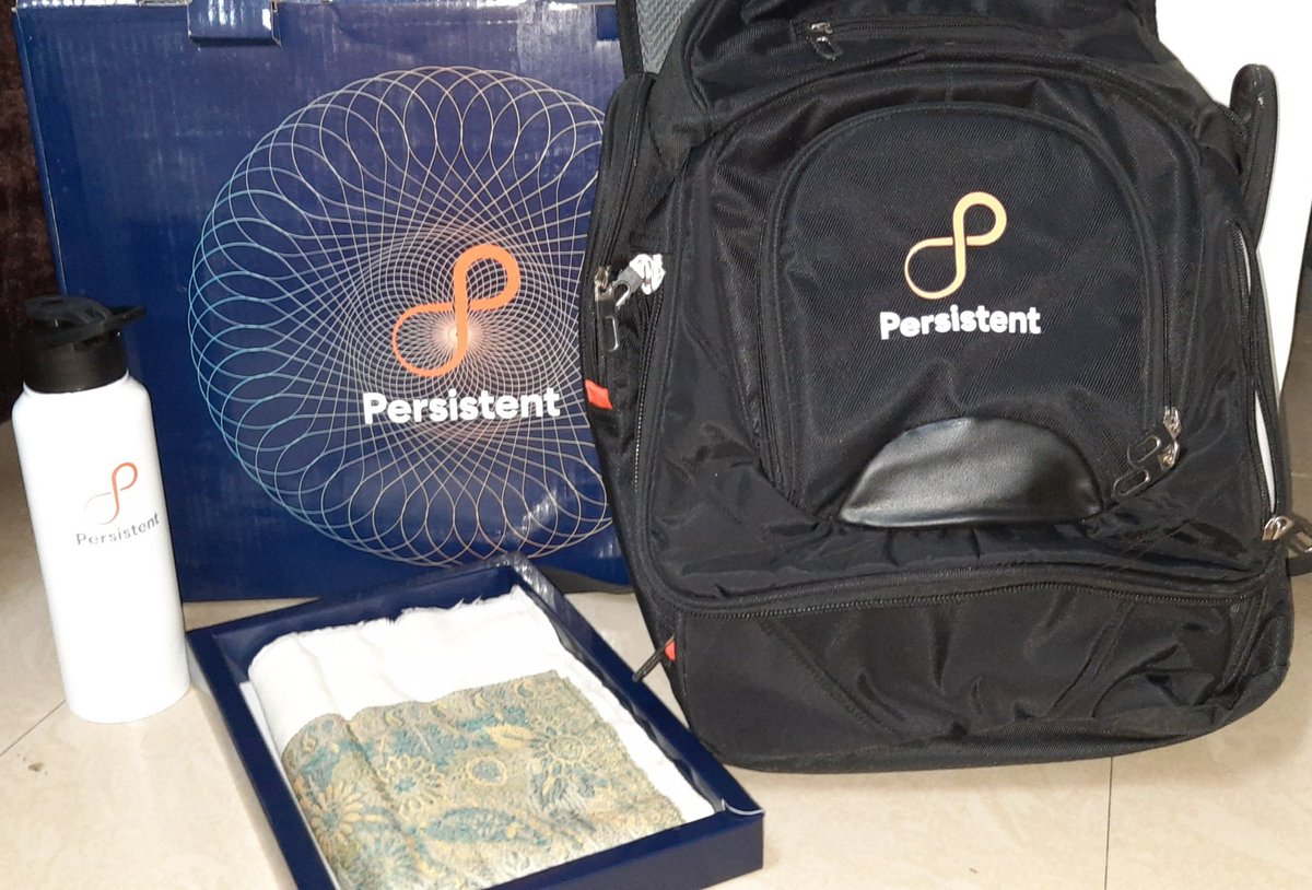 vyanku's tweet photo. Glad to receive the Resilience Gift by Persistent Systems @Persistentsys #LifeAtPersistent #SeeBeyondRiseAbove #WeArePersistent #ResilienceGift https://t.co/Rt4eL4Zf4K
