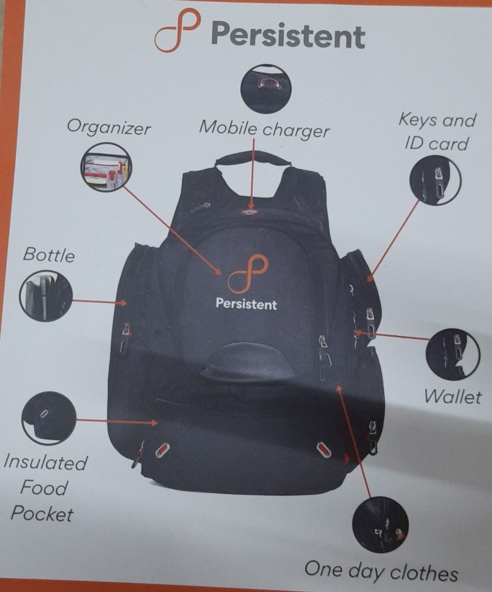 vyanku's tweet photo. Glad to receive the Resilience Gift by Persistent Systems @Persistentsys #LifeAtPersistent #SeeBeyondRiseAbove #WeArePersistent #ResilienceGift https://t.co/Rt4eL4Zf4K
