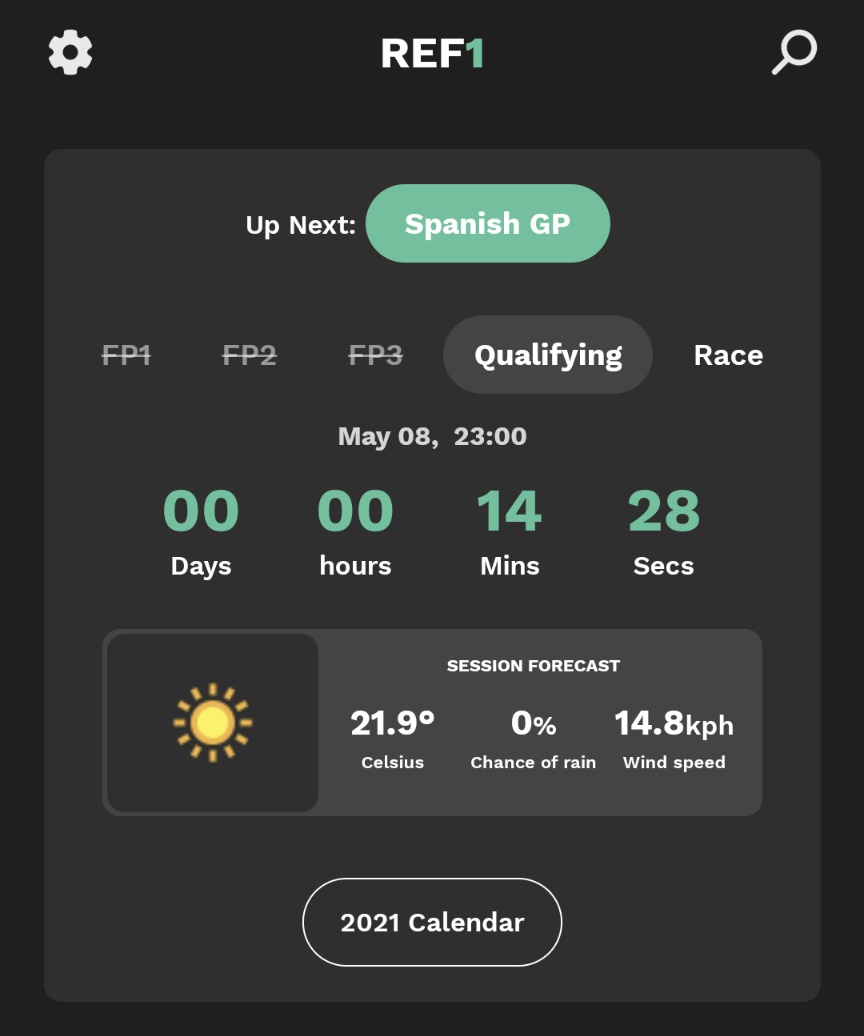 AppRef1's tweet photo. 🚨 SESSION ALERT 🚨

15 Minutes to the #SpanishGP #Qualifying!

Keep track of Session starts, calendar and race info at https://t.co/eOLHoAptL4 https://t.co/af55K4Dvwf