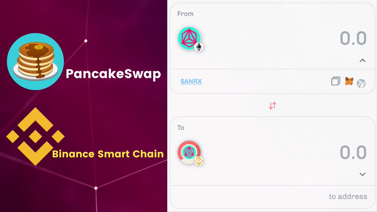 AnRKeyX's tweet photo. 💰$ANRX is launching on @PancakeSwap #BSC NEXT WEEK!! 

↕️ $ANRX holders will be able to effortlessly transfer their tokens to #BSC via a simple swap interface located on our website via @pNetworkDeFi!

👀 Official date and time coming soon!

#AnRKeyX #DeFi #Esport https://t.co/2WUlHxLN4v