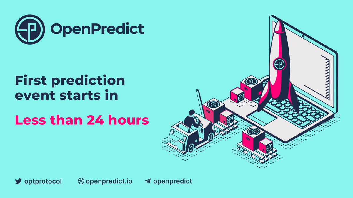 Less than 24 hours to go before our first prediction event exclusively for $DAO and $OPT holders! 🔥⌛️

💥 10 lucky winners will win up to $100 EACH!

More details: t.me/OpenPredictAnn…

#OpenPredict #OpenMarket #RoadToProductLaunch