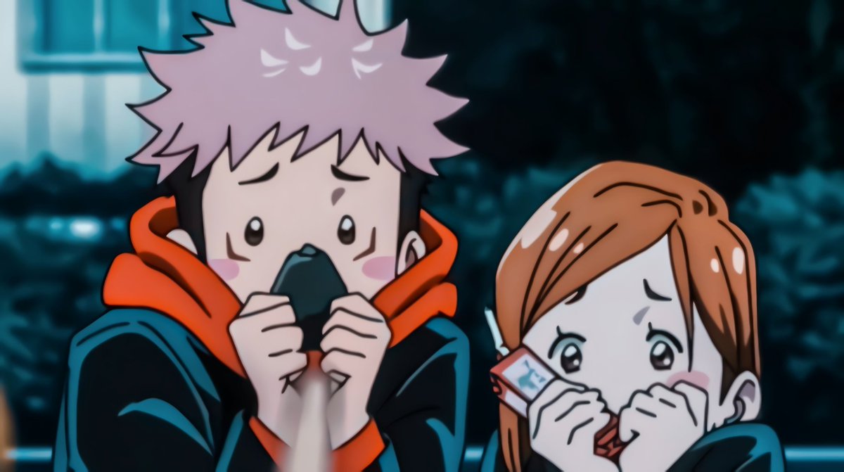 AllVibeAnime's tweet photo. You know it's a wholesome anime duo when they share the same brain cell https://t.co/Y6PMZP1ILH
