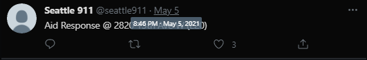 By far the most important piece of evidence for me to suggest that this isn't a fake or a movie set is the way these two tweets link up fairly perfectly in the same areas, (I'm UK time, so these are around 7 hours after the tweets were sent in Seattle Time) (2820 15th Ave W)