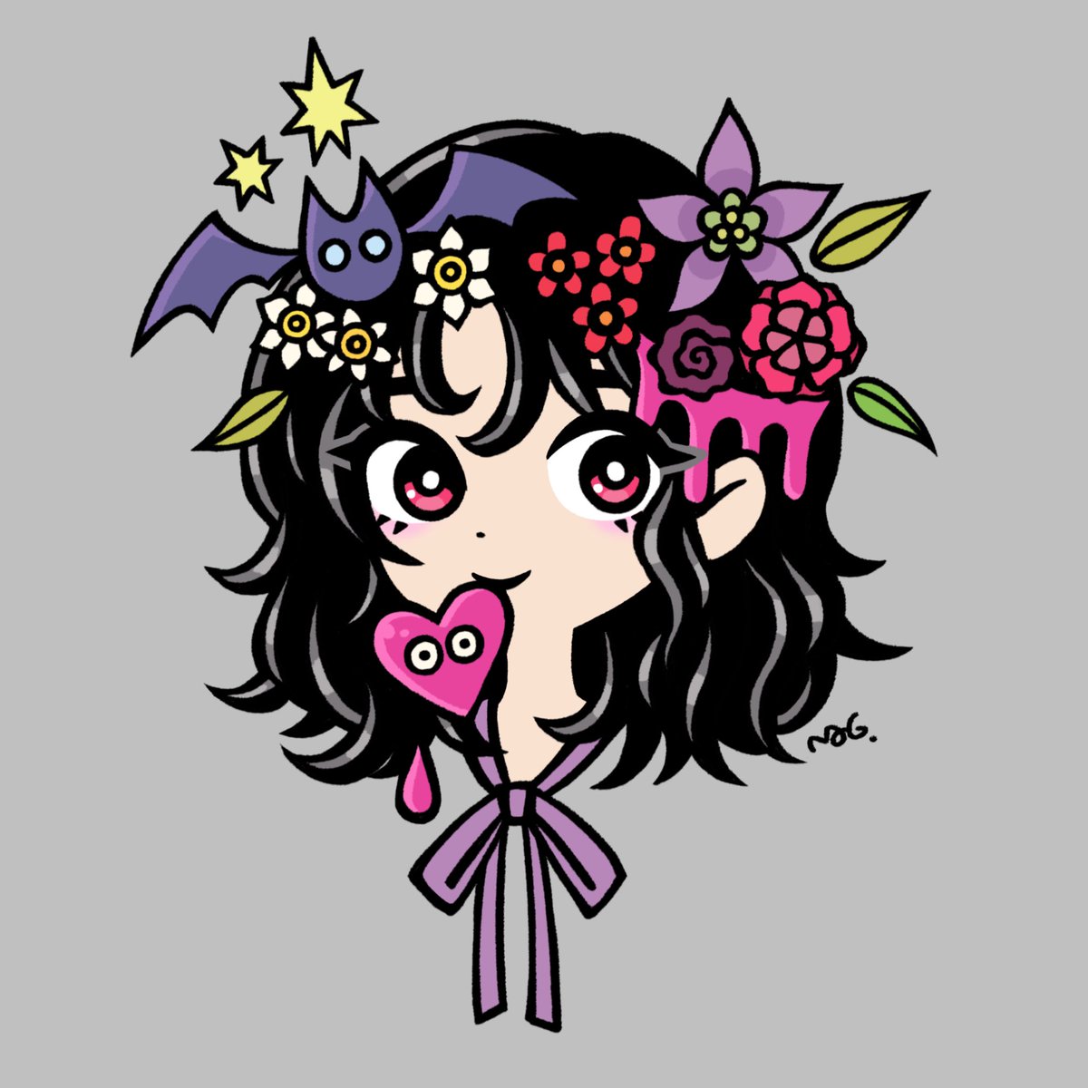 「vampire🦇 」|北極まぐのイラスト