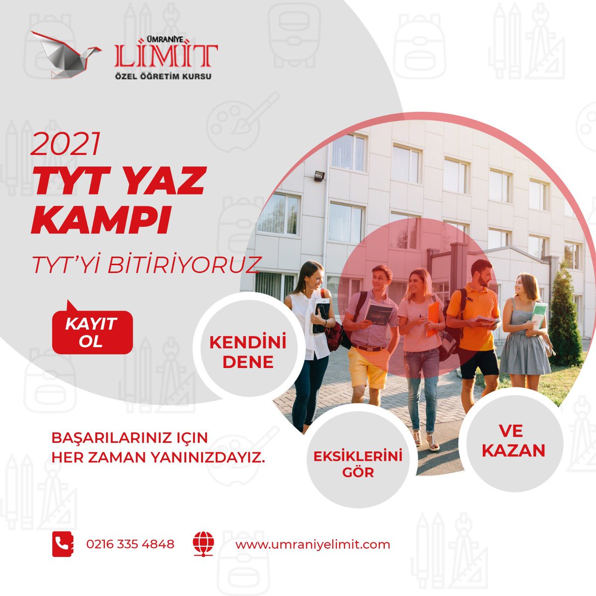 Ümraniye Limit ile yaz kampına var mısın?
#yks #tyt #ösym #limityayınları #avantajyayınları #esenyayınları #yazkampı  #limitseninle #limityanında #limitheryerde