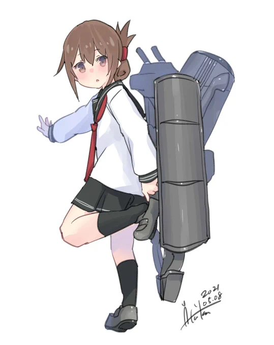 電『おっとっと!』
#艦これ #電 