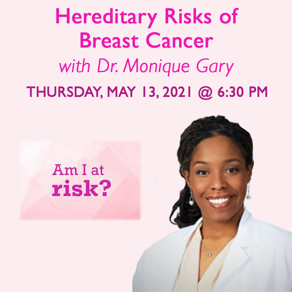 Let's explore the indicators for hereditary cancer, how to know if you are high risk for certain cancers based on family history & updates in screening guidelines together.  Register @ 215-879-7733 #BreastCancer #GrandViewHealth #SellersvillePA #HereditaryCancer #MoniqueGaryDO