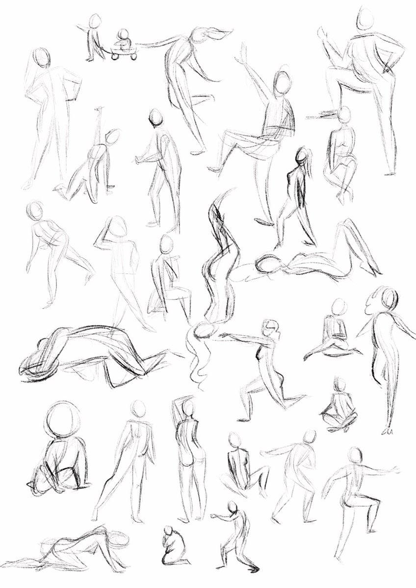 Some 30-40 sec gestural drawings 