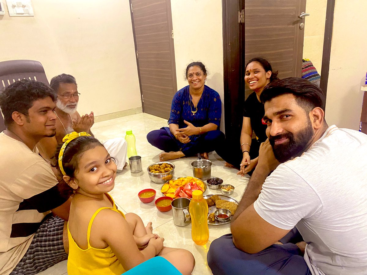 This is how our #Iftar is everyday! What started as a 1 day fast with our close friends to commemorate their culture 10 yrs ago, has now become a family tradition with month long observance. Elated to have a home that celebrates all festivals with same faith & joy! God bless all.