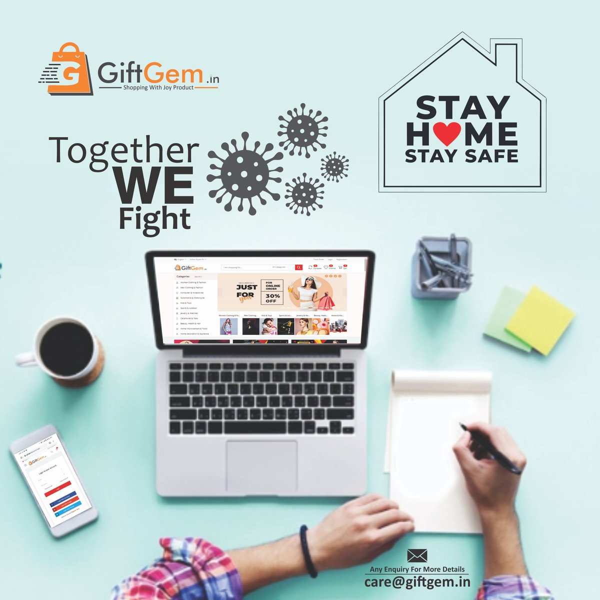 GiftGemIN's tweet photo. Stay safe at your home, keep your family safe and shop for products on https://t.co/htLTdrFh2p https://t.co/MnSq7YBJEA