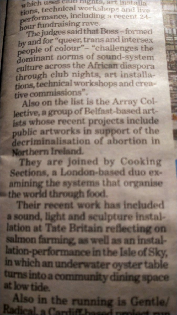 DanStantonrep's tweet image. Congratulations to the #belfast based #arraycollective for being shortlisted for the #turnerprize