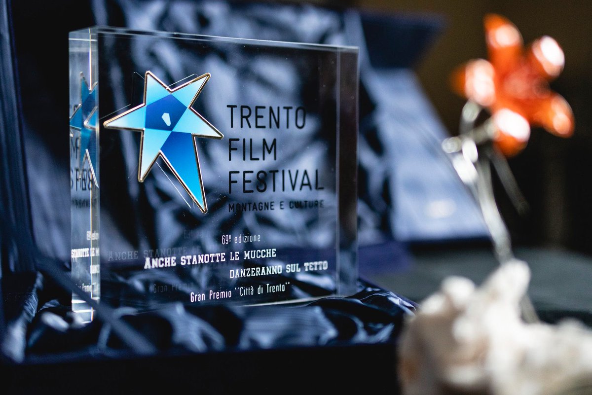 trentofestival's tweet image. Complimenti a Aldo Gugolz, regista di ANCHE STANOTTE LE MUCCHE DANZERANNO SUL TETTO, che si aggiudica la Genziana d&apos;Oro Gran Premio “Città di Trento” del 69. #TrentoFilmFestival👏
Scopri tutti i film premiati 👉 bit.ly/69TrentoFilmFe…