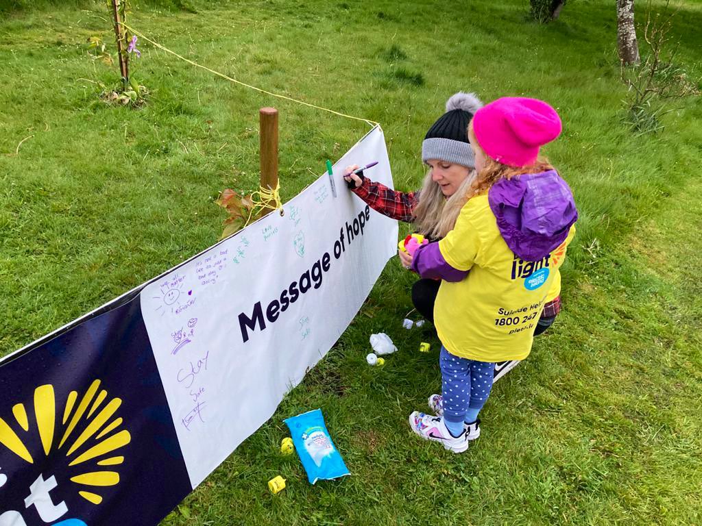 avcom_dublin's tweet photo. The weather didn’t quite come out to greet us but that didn’t stop us! #TeamAVCOM up early this morning for #DarknessIntoLight2021. Supporting the work that @PietaHouse do and spreading messages of hope. https://t.co/hhUsVZXdFY