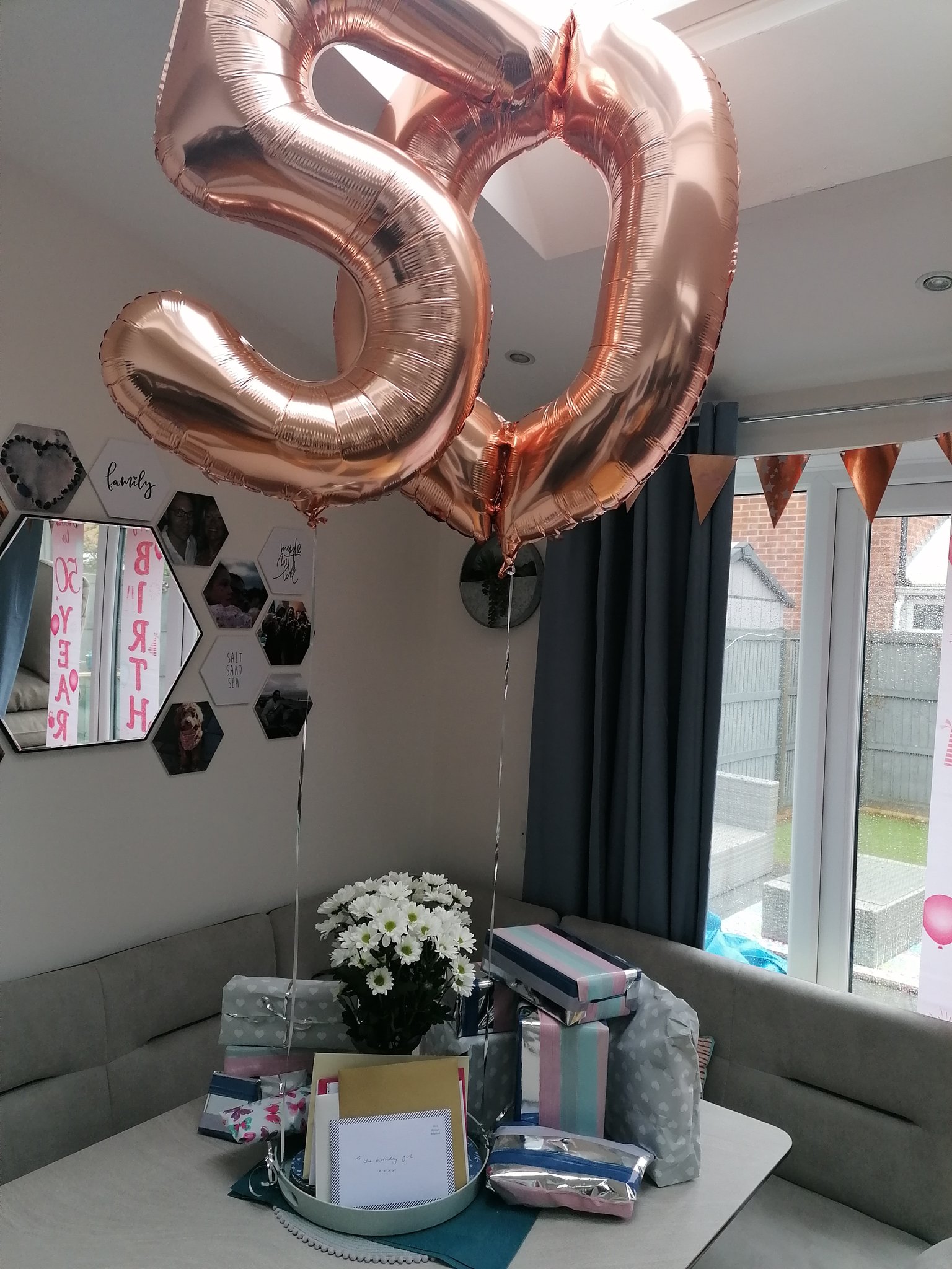   Happy birthday to you both! A milestone one for me today! 