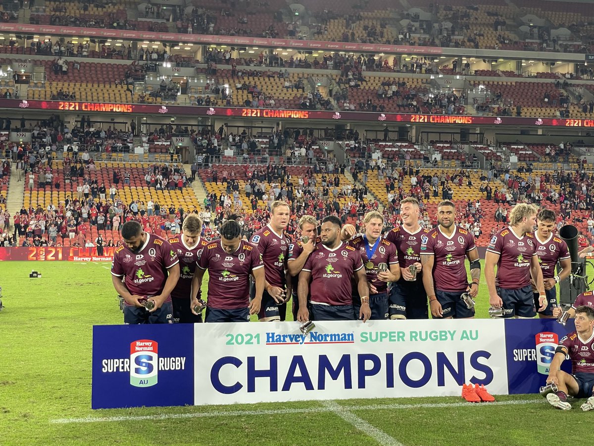 KT_Gallagher1's tweet photo. Congrats to Mal, David, Brad and all the the team at the Reds for an outstanding achievement in becoming Super Rugby Champions. A great reward for a lot of hard work over the season. Proud that Santos is part of the team! 
#superrugby, #santos, #queenslandreds https://t.co/78PViEIDZ5
