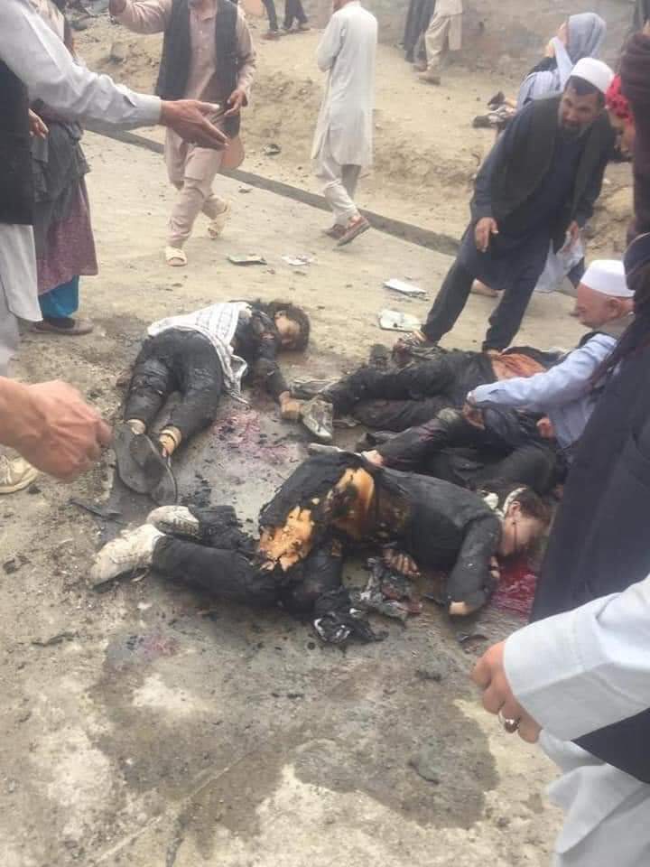 vatantoday's tweet photo. Continuation of #HazaraGenocide

After 130 years from the Abdurrahman Khan era that mass murdered 62% of the total population of Hazaras and given their lands to Pashtun nomads, Hazaras are still under attack.

Photos are from todays attack
#Kabul #Dasht_e_Barchi
#کابل
#دشت_برچی https://t.co/27hyYHnxRE