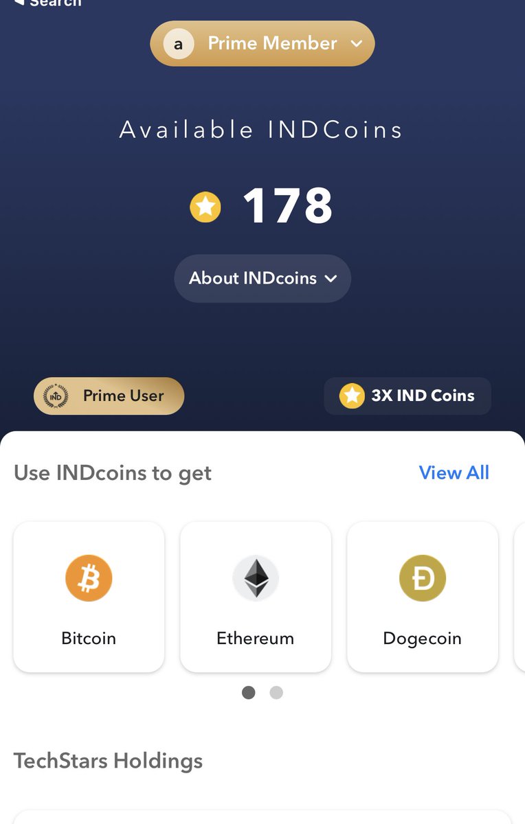 ashishkashyap's tweet image. Now buy cryptos in fractions using your INDCoins on @INDmoneyApp Earn INDCoins by referring friends and earn more INDCoins for every good financial action! You can also gift some cryptos to your friends! #cryptocurrency #SupermoneyApp