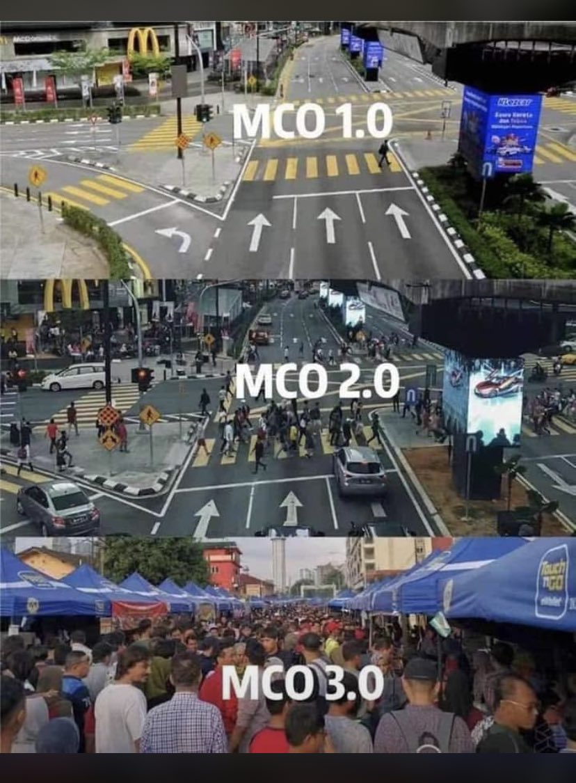 The real Movement Control Order was last year March. 

After that Malaysians Confused Orders.