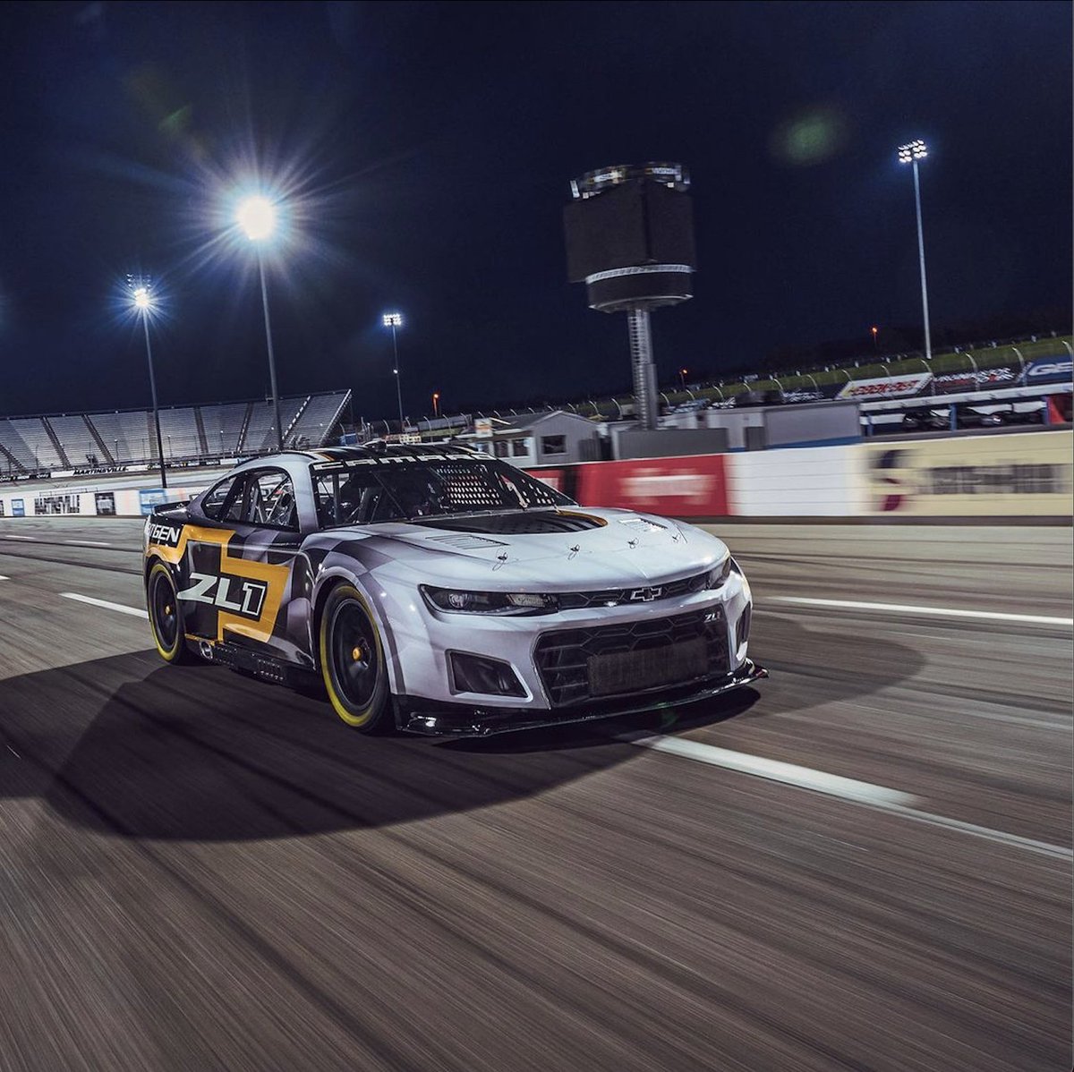 MiltonChevrolet's tweet photo. The Next Gen of speed is here🏎 The reimagined Chevy Camaro is coming very soon... Nascar released this shot of the new '22 Camaro, coming to a dealership near you! 
.
.
#sandysansing #sandyandbubbasmiltonchevrolet #bubbawatson #chevycamaro #camaro #camaroreveal #milton https://t.co/OJMy6EK5YK