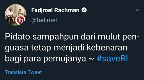 knpiharis's tweet photo. Dulu Bung @fadjroeL pernah menulis seperti foto dibawah ini. Sekarang Bung @fadjroeL melakukan hal yang Bung @fadjroeL tulis. Salahpun pidato sang penguasa malah Bung @fadjroeL benarkan. Ingat Bung @fadjroeL , bahwa kebenaran itu lebih hebat dari yang anda perkirakan. https://t.co/1mnThTJ7uv