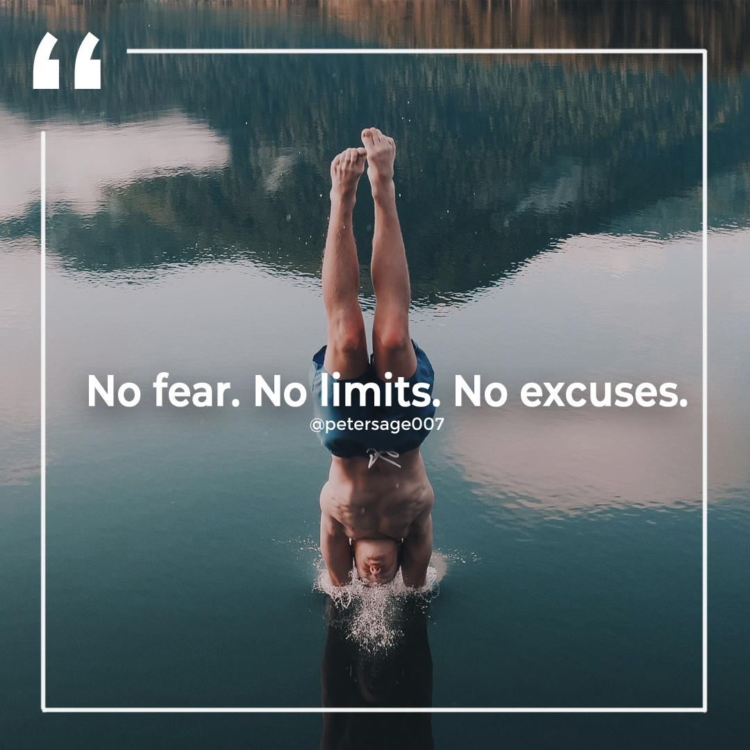 RealPeterSage's tweet image. Write down the things you want to do but are afraid to do.
Then start to roll the dice in that direction. 
Get comfortable with being uncomfortable.
If you are afraid of public speaking, go and sign up for a TEDx
.
.
#boundlesspossible #fearofpublicspeaking #tedxspeakers