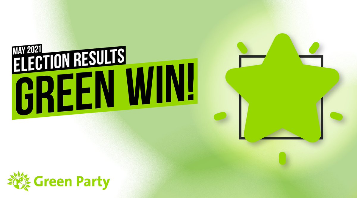May 2021 Election Results - Green WIN!