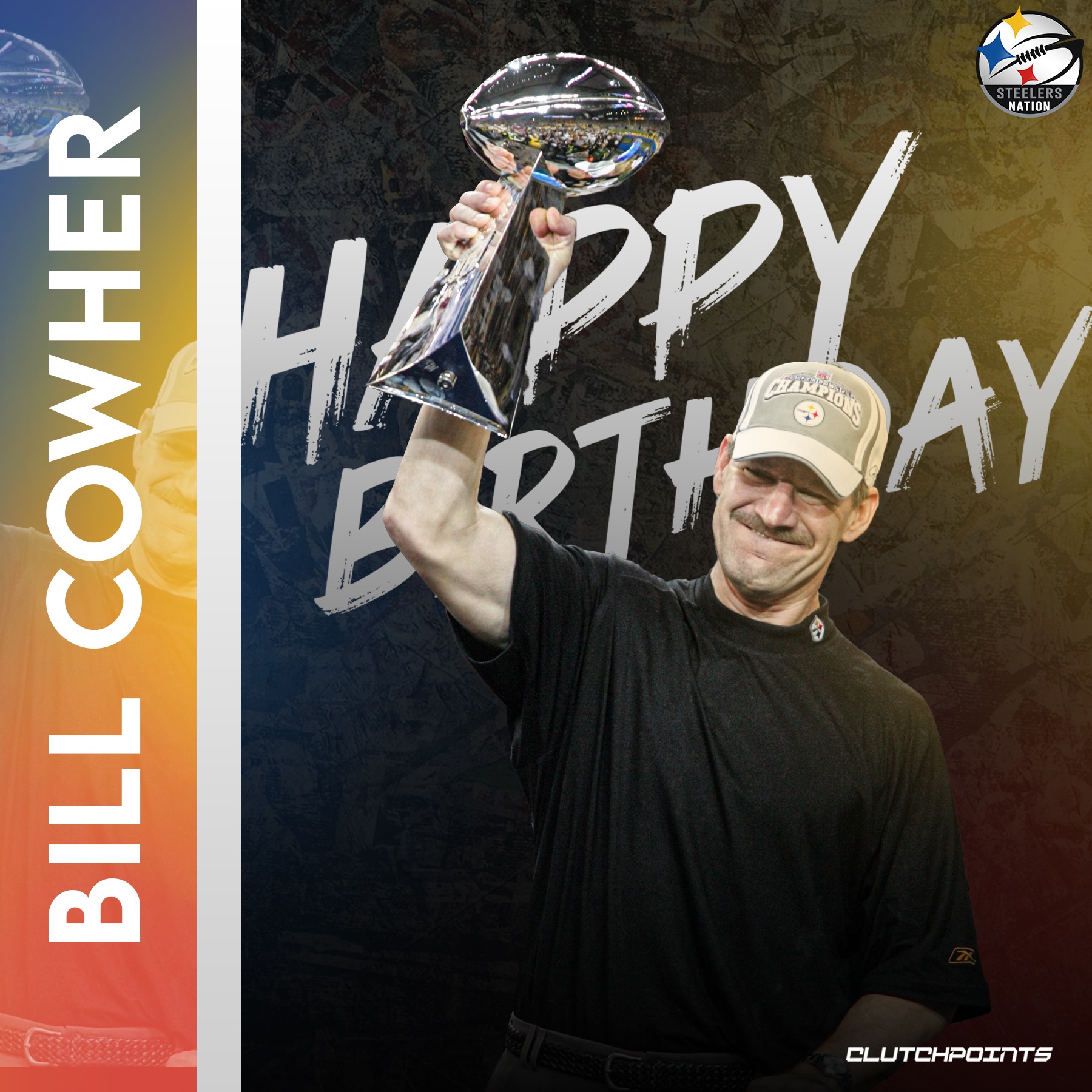 Join Steelers Nation in greeting the legendary Bill Cowher a happy 64th birthday  