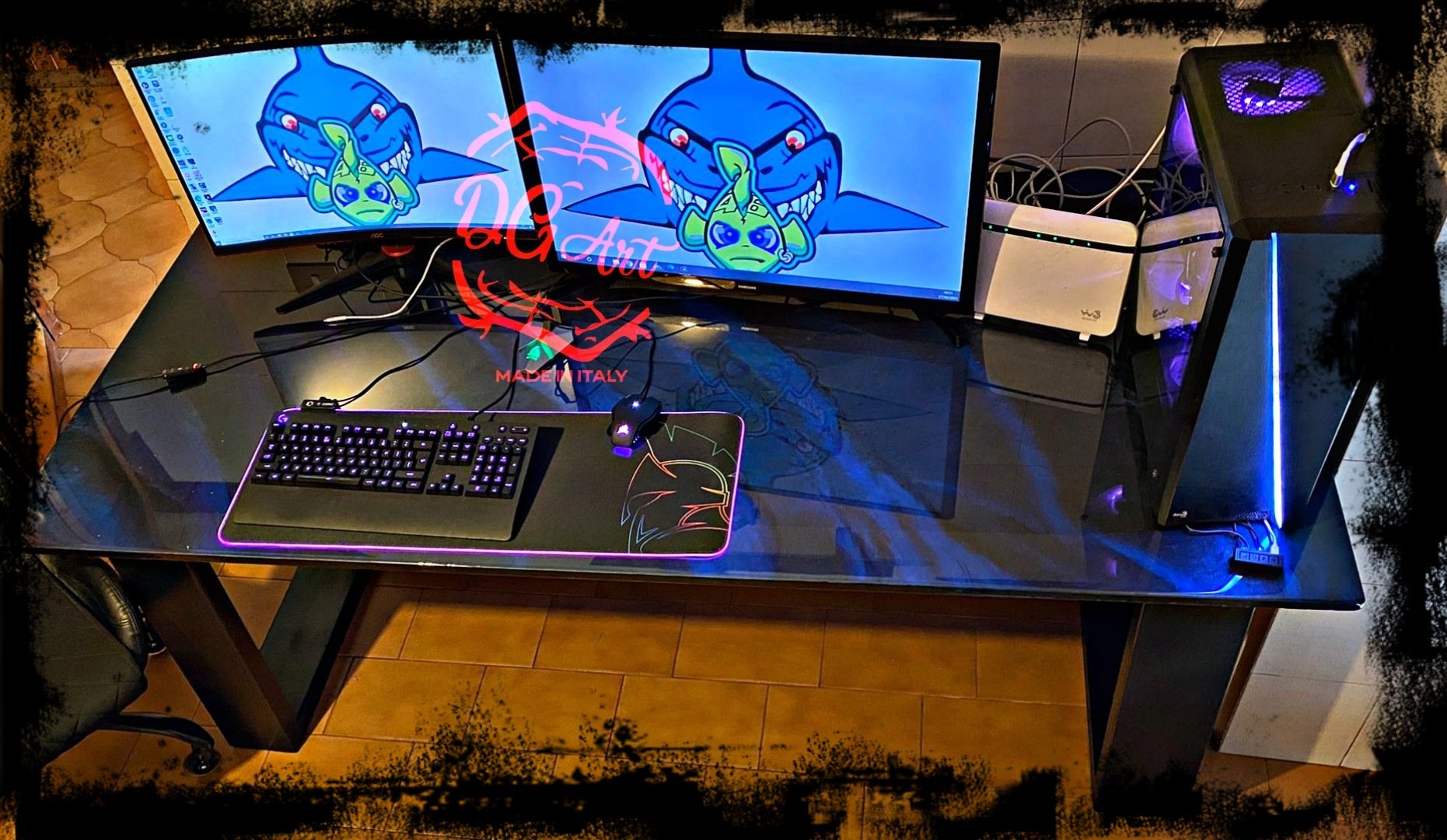 Epoxy sale gaming desk