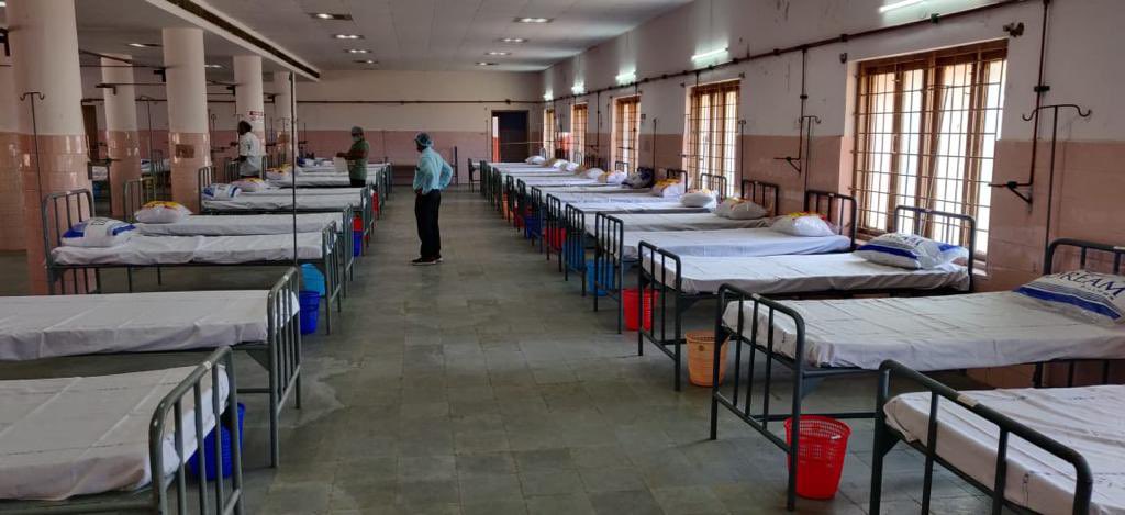 Vizag steel plant hospital increasing beds and converting auditorium to accommodate covid patients. <a href="/PopcornApps/">PopcornApps</a> working with #VSP to accelerate. #teampopcornapps