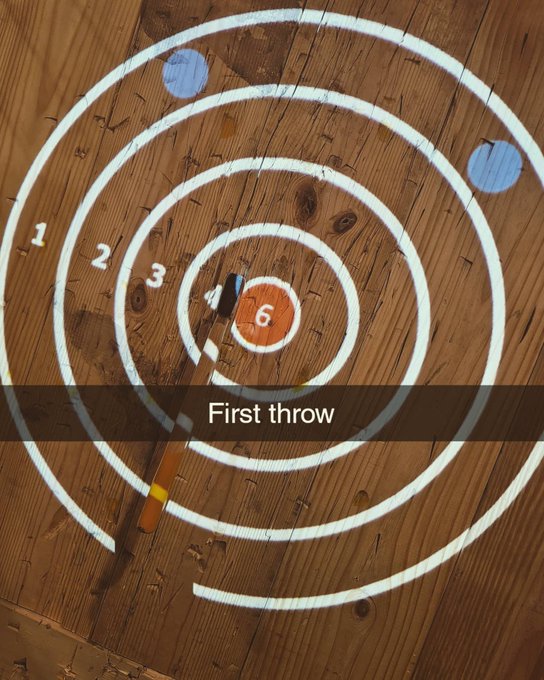 Finally found my hidden talent 🎯🪓 https://t.co/NghOwk5Fzg