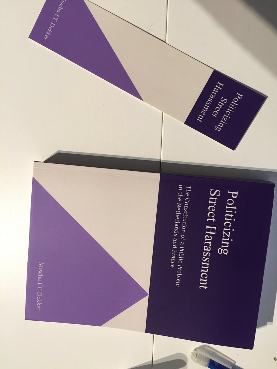 DekkerMischa's tweet photo. I am very happy to announce that on 12 May 2021 at 14.00 (CEST), I will defend my PhD dissertation "Politicizing Street Harassment". 
Please contact me (M.J.T.Dekker@uva.nl) if you would like to attend, and I'll make sure you receive the link! https://t.co/8Ywa1mMLKG