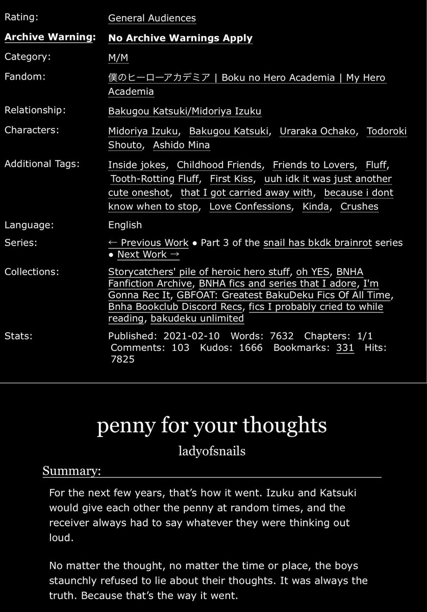 penny for your thoughts by  @ladyofsnailsDk and Bk has a game that they play since childhood. And they can’t break the rules i don’t remember whether it has some dirty stuff or not but it’s not that harsh /10 https://archiveofourown.org/works/29327376 
