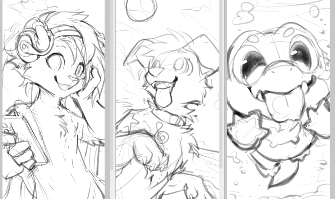 some wallpaper wips! 