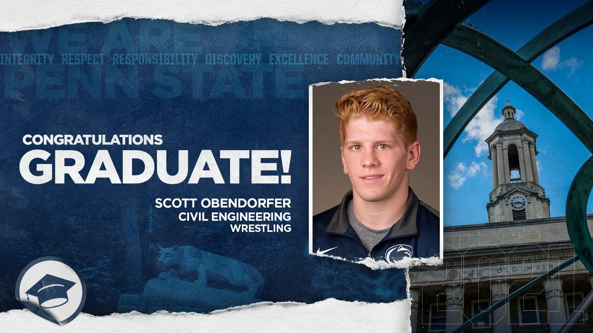 Congratulations to our Penn State Wrestling graduates! #PSUwr #PSUGrad