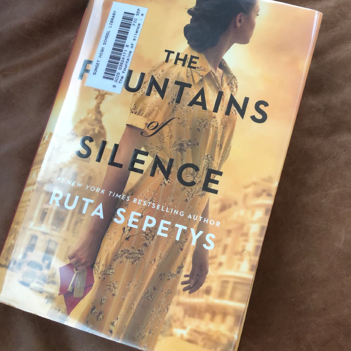What a beautifully written historical fiction book by <a href="/RutaSepetys/">Ruta Sepetys Updates</a> about a young American in Spain in 1957 during Franco’s regime. He meets a lovely young woman, falls for her &amp; sees the reality of the situation there. This is a must read! #SunsetReads