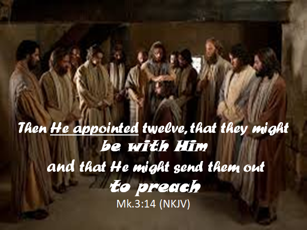 Grace_nMercy's tweet photo. The apostles - appointed to learn by association and sent out to preach.

#Bible #LearningAndPreaching #DrawMeNearer https://t.co/D0za6ApkpF
