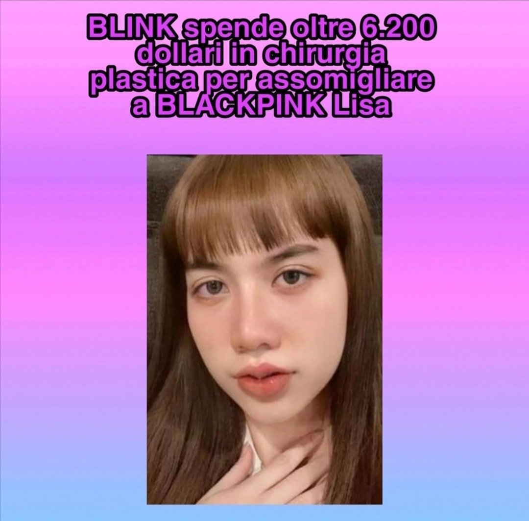 radiokplus's tweet photo. 📄𝗕𝗟𝗜𝗡𝗞 spende oltre 6.200 dollari per 𝗔𝗦𝗦𝗢𝗠𝗜𝗚𝗟𝗜𝗔𝗥𝗘 a 𝗟𝗜𝗦𝗔, membro del famoso gruppo BLACKPINK
#blink #blackpink #lisa #kpop #news #LalisaManoban #blackpinkinyourarea #lisablackpink #blackpinklisa https://t.co/Oh0ure1mJf