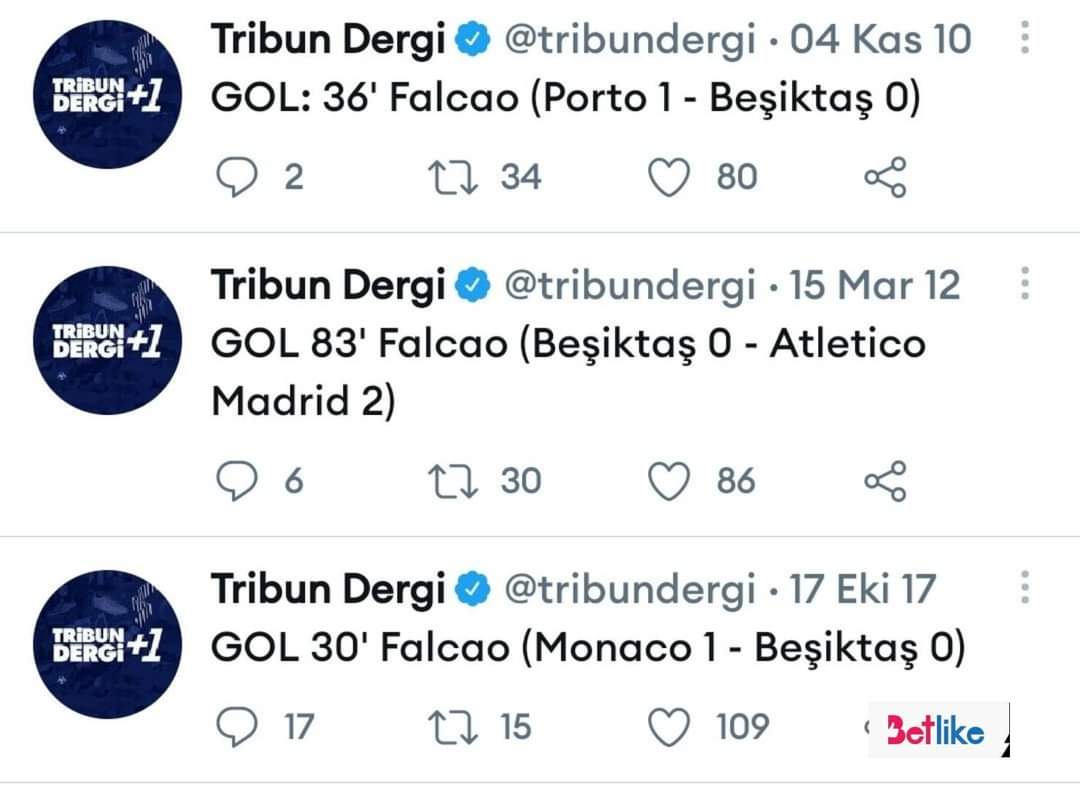 Beşiktaş'ı ülke ülke gezdirip her yerde golünü atan Falcao. 😂

#GSvBJK