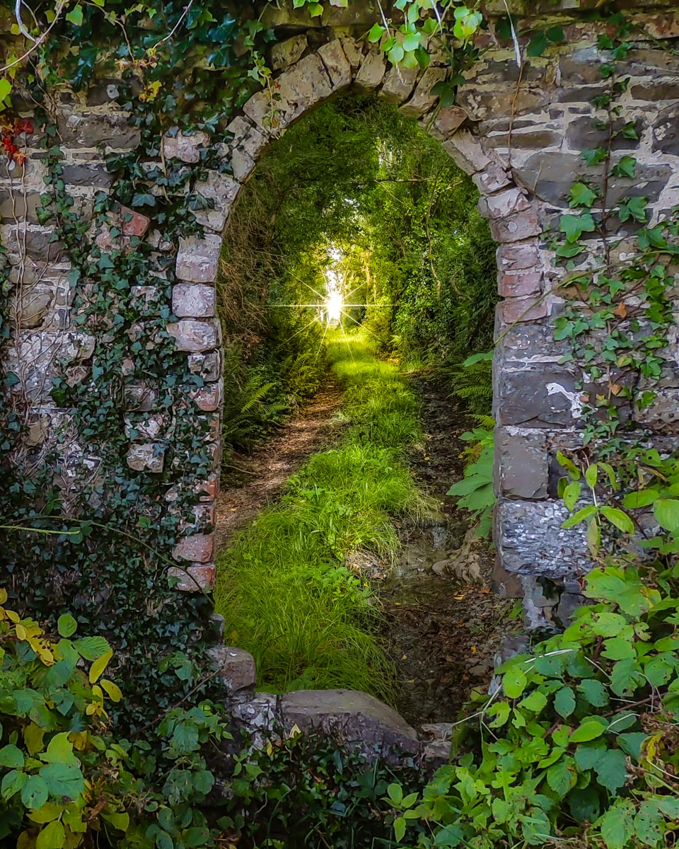 From my "Portals through Time: Irish Doorways &amp; Windows" series... I created these composites to merge the natural beauty of Ireland with remnants of our storied history.

Available at foundation.app/jamesatruett

#nft #nftphotography #nftcollectors #irishart #NFTCommunity @withFND