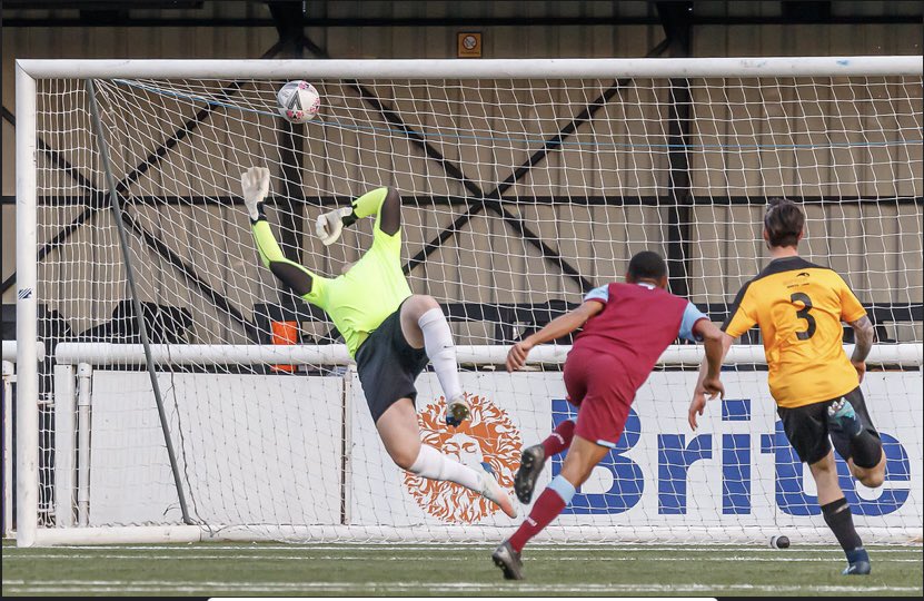 A great shot of <a href="/wilker112/">Wilker Soares</a> volley to open our account at The Gallagher Stadium last night!

#COYI #fansfootball ⚒